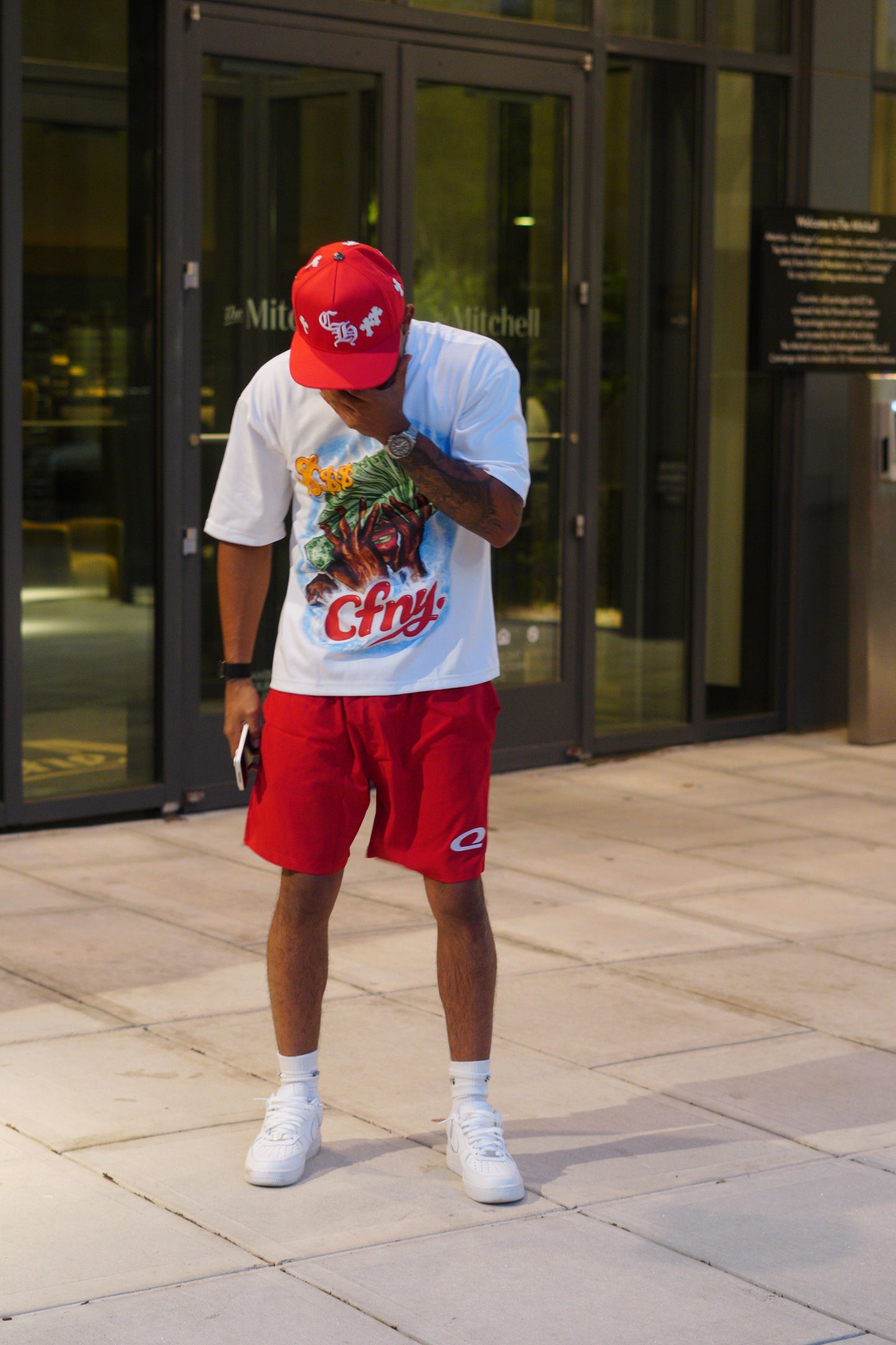 Red Confound Shorts