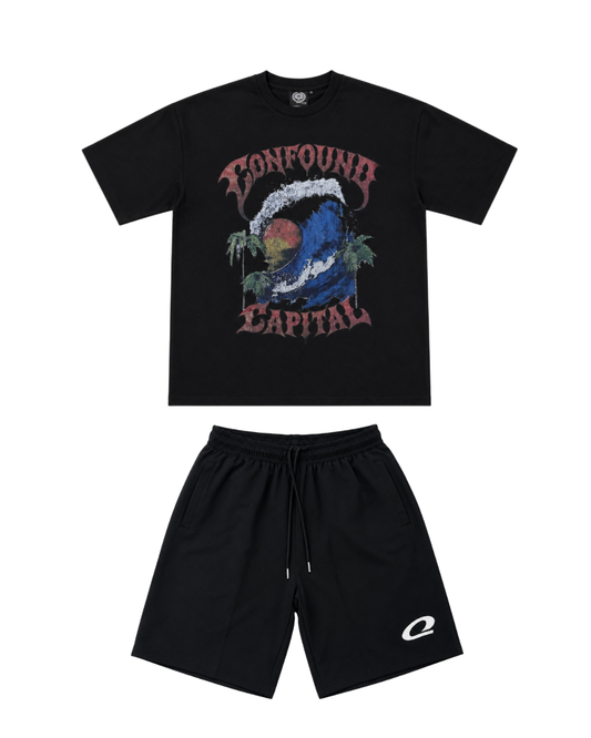 Confound Paradise Black Tshirt